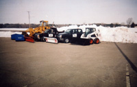 Earthscapes, Inc. snow removal equipment